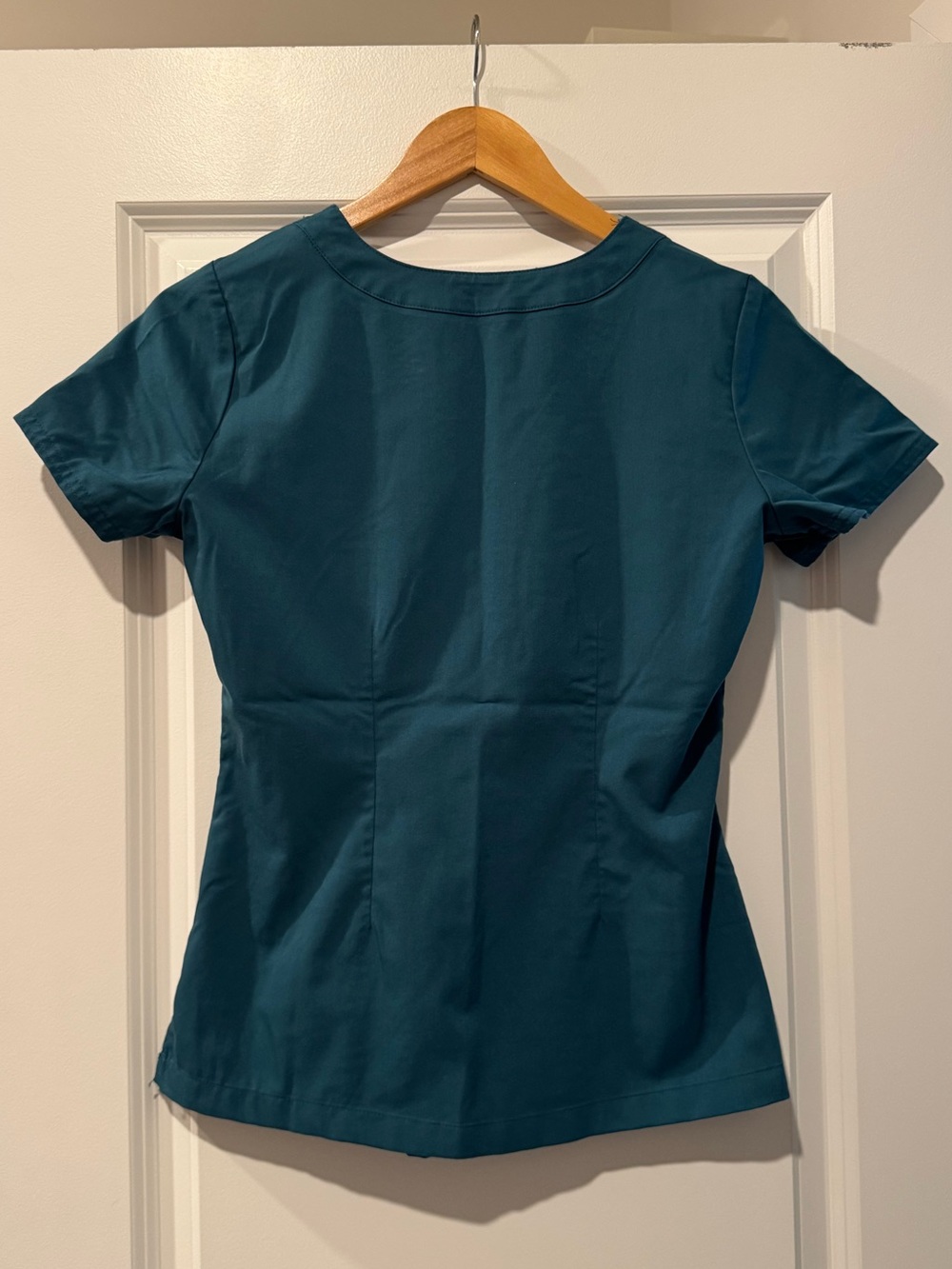 XS 2Pc Scrub Set Healing Hands Caribbean Teal - Picture 5 of 13